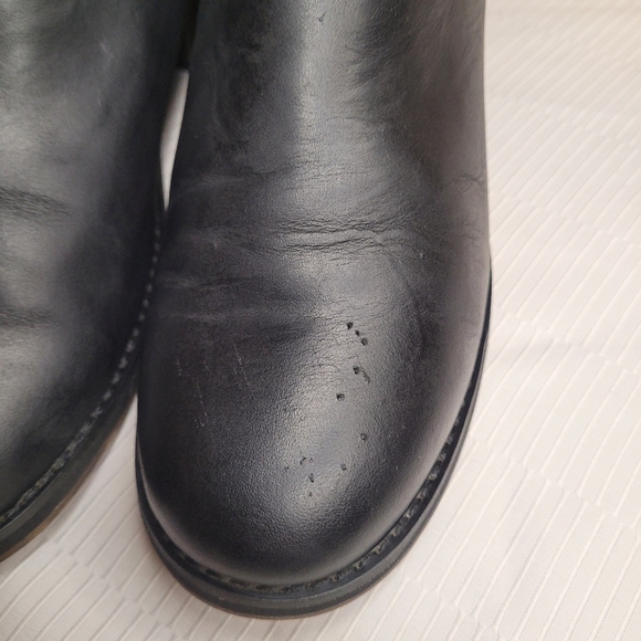 Harley Davidson Brittany Black Leather Chelsea Boots sz 10 D84666 - Picture 4 of 11